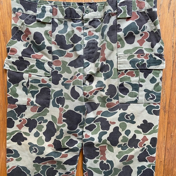 VINTAGE WALLS CAMO HUNTING PANTS SINGLE STITCH SIZE 42/30 GOOD CONDITION - Picture 8 of 9